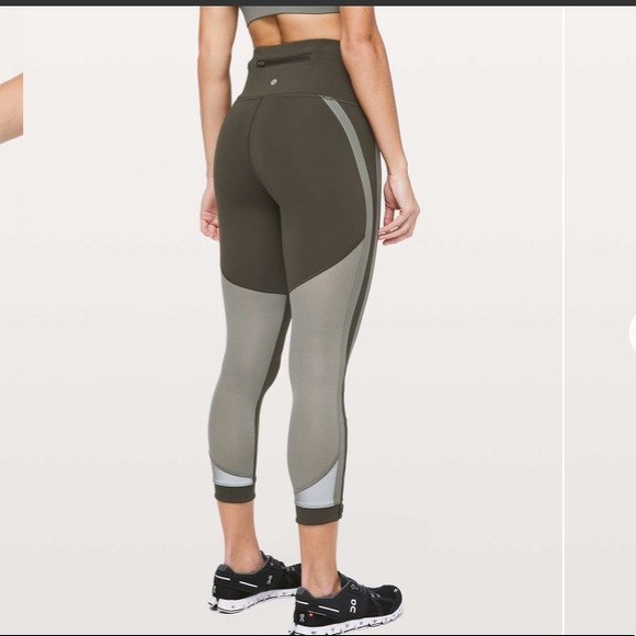 lululemon athletica Pants - Lululemon Zip The Line Crop